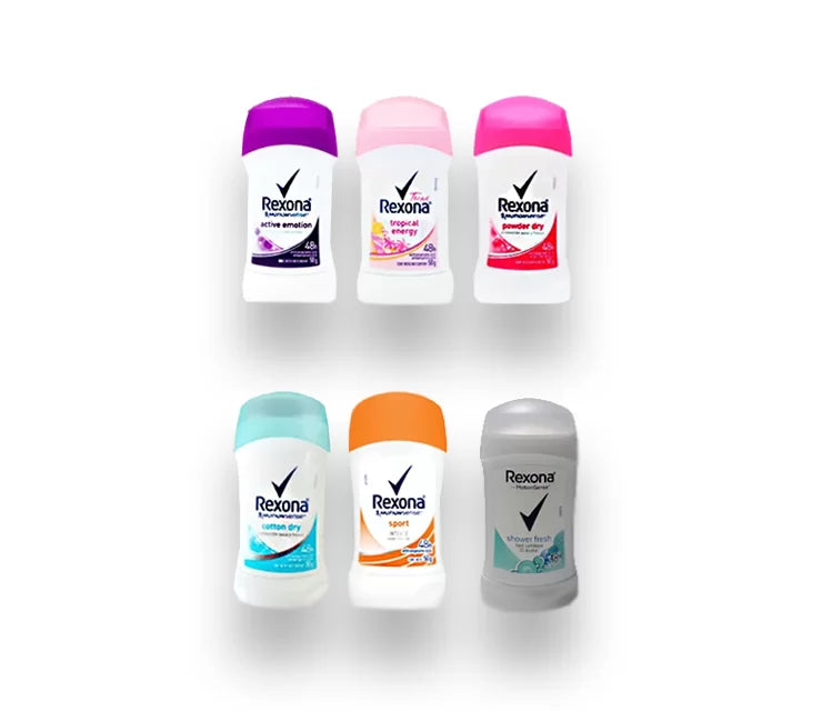 Desodorante Barra Rexona Mujer 50Gr Surtido