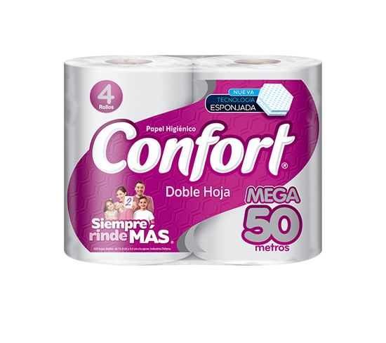 P H Confort 50Mtrs X4 Mega 40Rollos