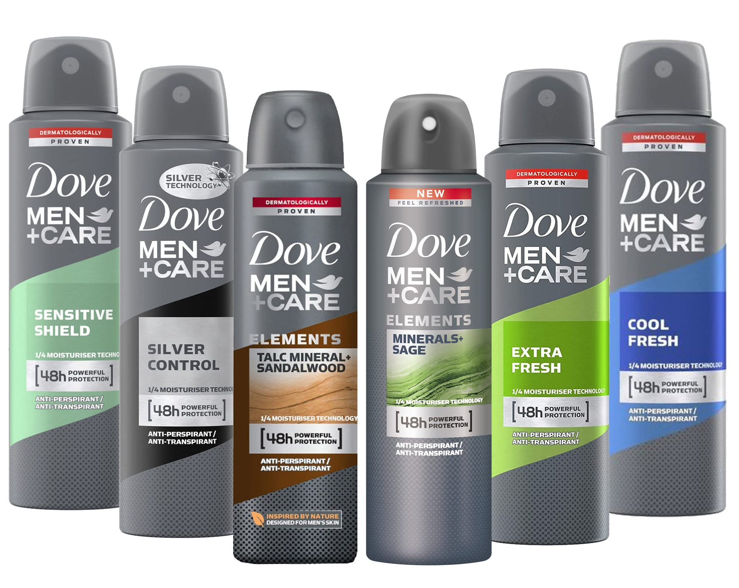Desodorante Spray Dove Hombre 150ml Surtido