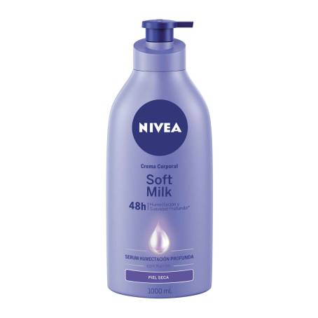 Crema Corporal Nivea Soft Milk 1Lt