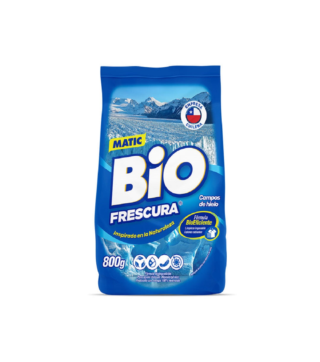 Detergente Bio Frescura 800gr Hielo Azul